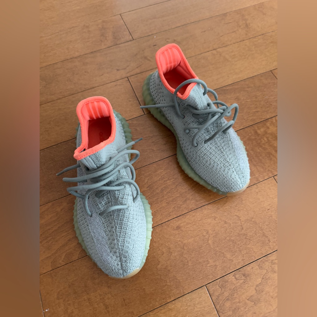 Yeezy, Unisex, Sneakers , Green And Orange, Ur:38,5 , Us:6